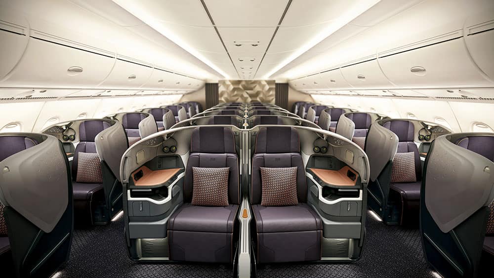 One of many examples of Poltrona Frau's high quality leather. Like this airline in Singapore with Poltrona Frau leather seating. 