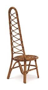 French Vintage Bamboo Side Chair. Circa 1940. You Can Find This Lovely Side Chair At Jean-Marc Fray Antiques In Austin, Texas. We Also Ship Worldwide.