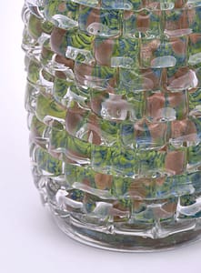 7 ways to identify authentic murano glass - teal colorful vase 