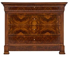 French Antique Louis Philippe Walnut Chest