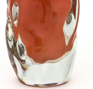 7 Ways to Identify Murano Glass - How to Know if Murano is Real - Red Venetian Burri Vase a